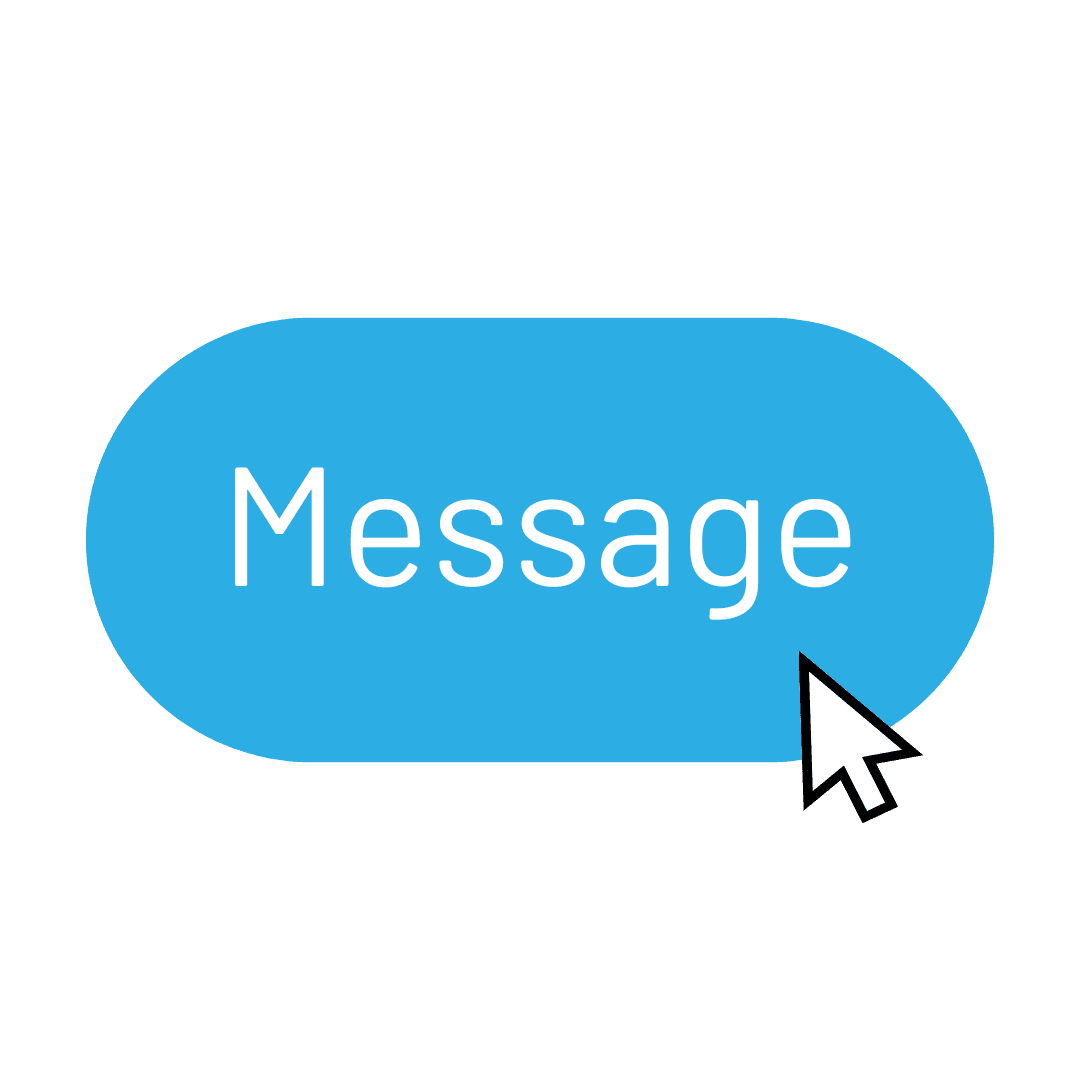 The Message button in Marlin Tyre and Mechanical Workshop Software, with a mouse pointer